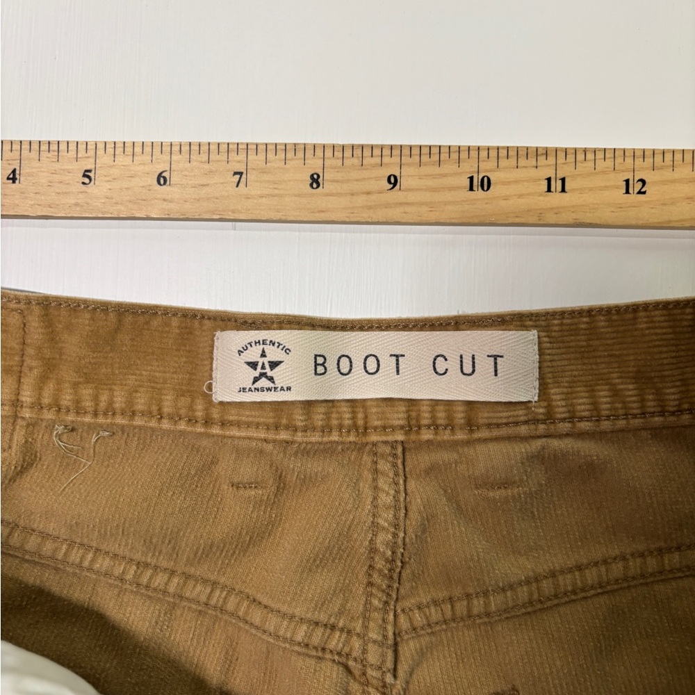 Arizona Men’s Corduroy Pants 36x30 Tan Brown Boot Cut Vintage Style - Picture 10 of 12